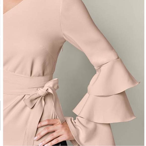 Elegant One-Shoulder Ruffle Sleeve Top new size 6 - Picture 4 of 5